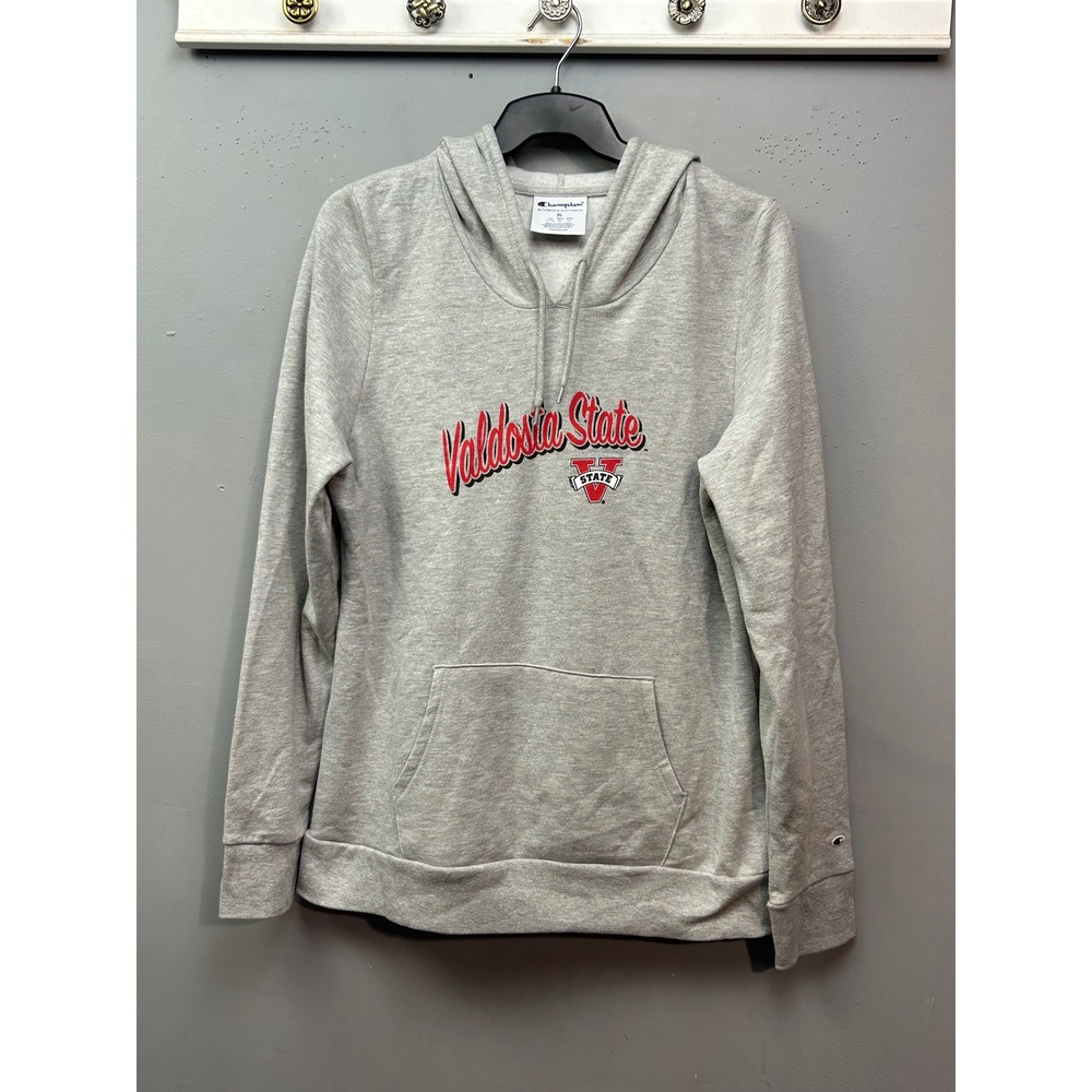 Champion Hoodie Women XL Gray Valdosta State Blazers Pullover Sweatshirt Georgia